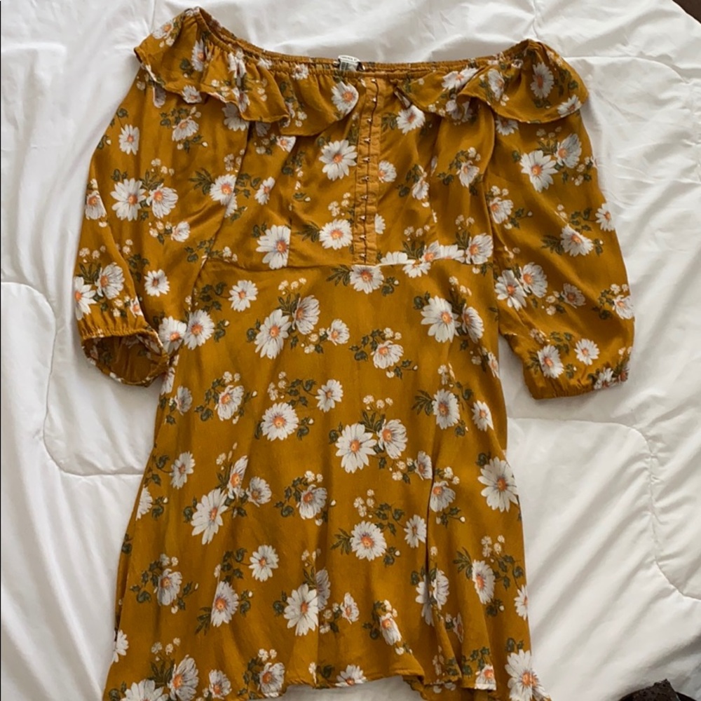 Cute off shoulder dress